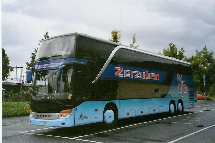 (080'605) - Zerzuben, Visp-Eyholz - Nr. 9/VS 72'322 - Setra am 29. September 2005 in Thun, Seestrasse