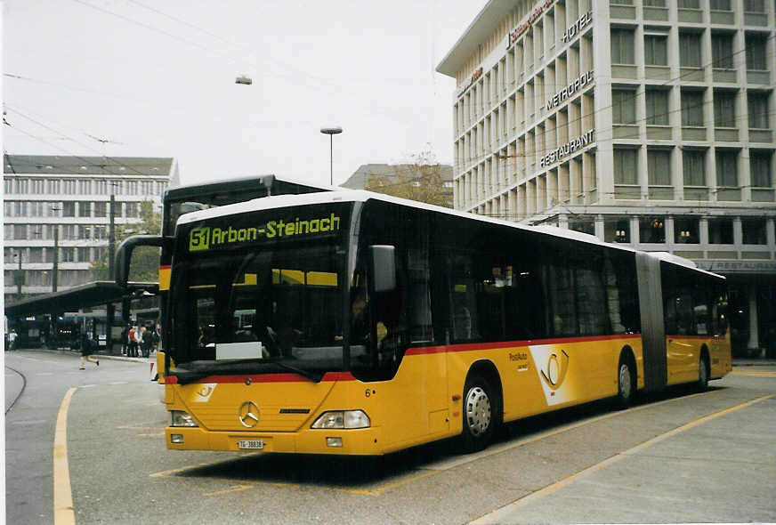 (080'913) - Cars Alpin Neff, Arbon - Nr. 6/TG 38'838 - Mercedes am 18. Oktober 2005 beim Bahnhof St. Gallen