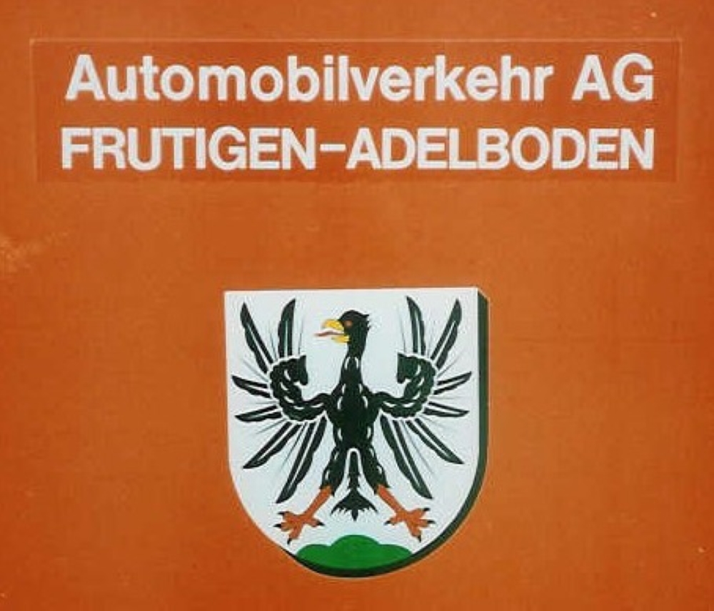 (003'128) - Aus dem Archiv: Beschriftung - AFA Nr. 11 von 1965 mit Adelboden-Wappen - im April 1988 in Adelboden, Margeli