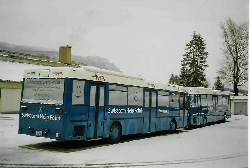 (082'221) - Swisscom, Worblaufen - SO 154'924 - Mercedes am 28. Dezember 2005 in Bellach, Hess