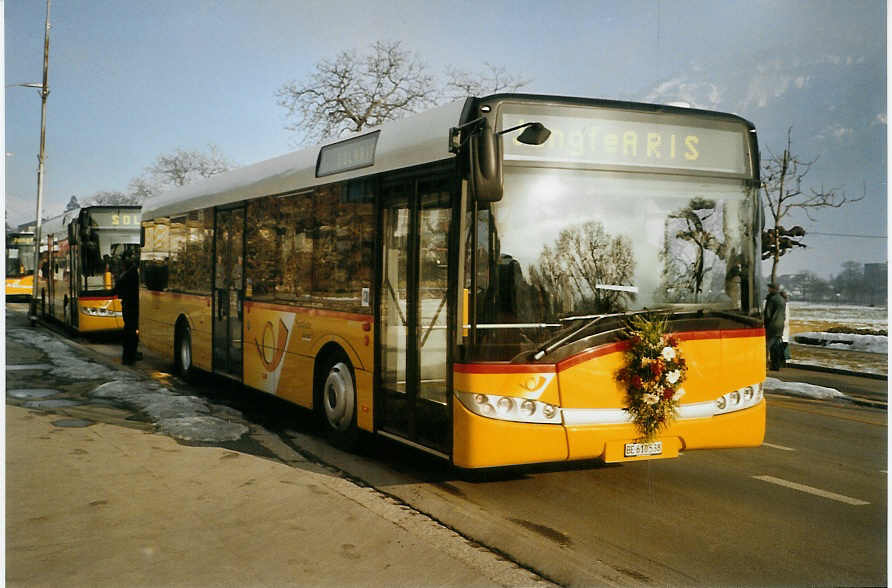 (082'610) - PostAuto Bern - BE 610'538 - Solaris am 14. Janaur 2006 in Interlaken, Jungfrau