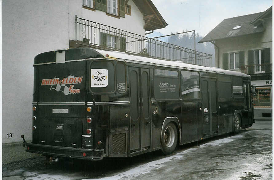 (082'818) - Racing Team, Rheinfelden - Bssing (ex VBZ Zrich Nr. 262) am 29. Januar 2006 in Frutigen, Hotel Simplon