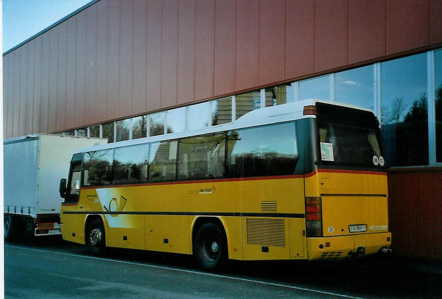 (083'117) - Autotour, Visp - VS 6097 - Neoplan (ex Kenzelmann, Zeneggen) am 18. Februar 2006 in Langenthal, Calag