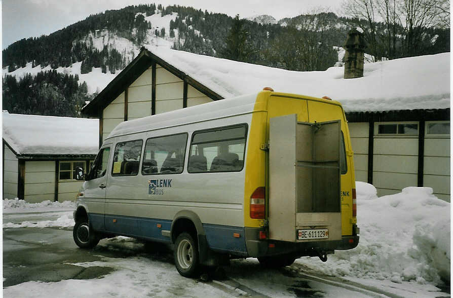 (083'215) - AFA Adelboden - Nr. 52/BE 611'129 - Mercedes (ex ABW Walenstadt) am 19. Februar 2006 in Lenk, Gutenbrunnenstrasse