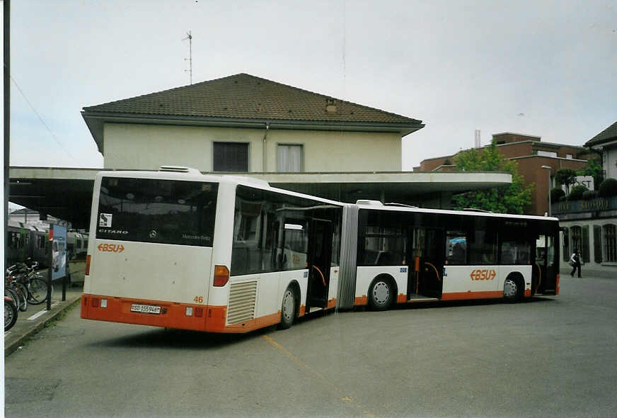 (084'927) - BSU Solothurn - Nr. 46/SO 155'946 - Mercedes am 13. Mai 2006 beim Bahnhof Lyss