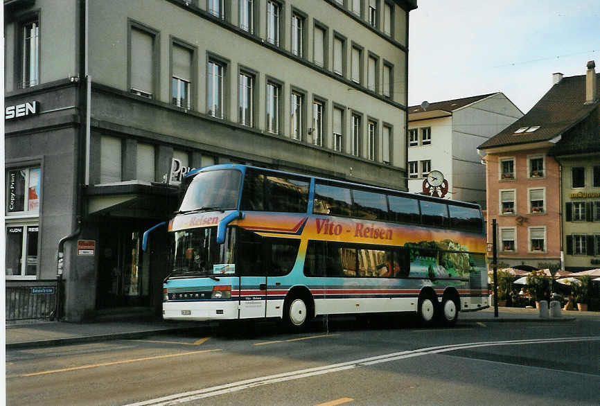 (085'936) - Vito-Reisen, Schaffhausen - SH 49'115 - Setra am 10. Juni 2006 in Thun, Blliz