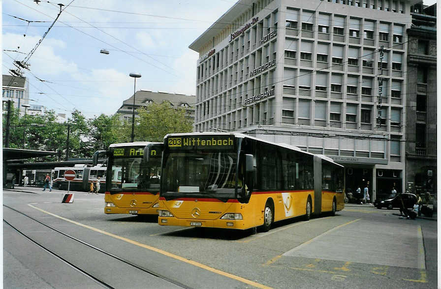 (088'112) - Cars Alpin Neff, Arbon - Nr. 2/TG 27'701 - Mercedes am 28. Juli 2006 beim Bahnhof St. Gallen