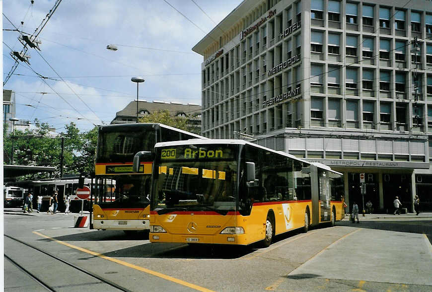 (088'125) - Cars Alpin Neff, Arbon - Nr. 6/TG 38'838 - Mercedes am 28. Juli 2006 beim Bahnhof St. Gallen