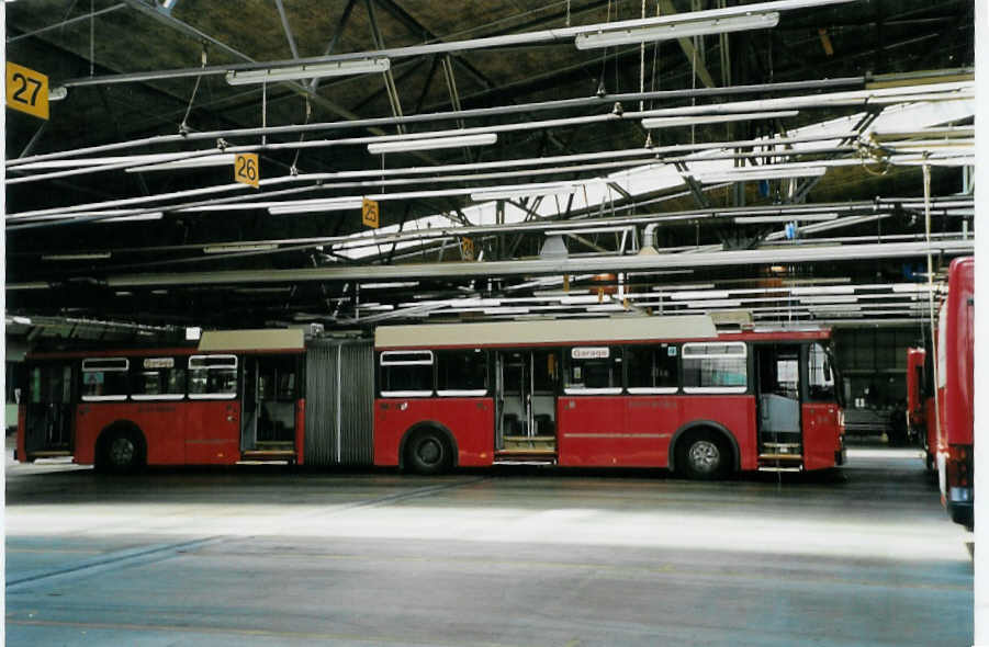 (088'231) - Bernmobil, Bern - Nr. 56 - FBW/Hess Gelenktrolleybus am 29. Juli 2006 in Bern, Eigergarage