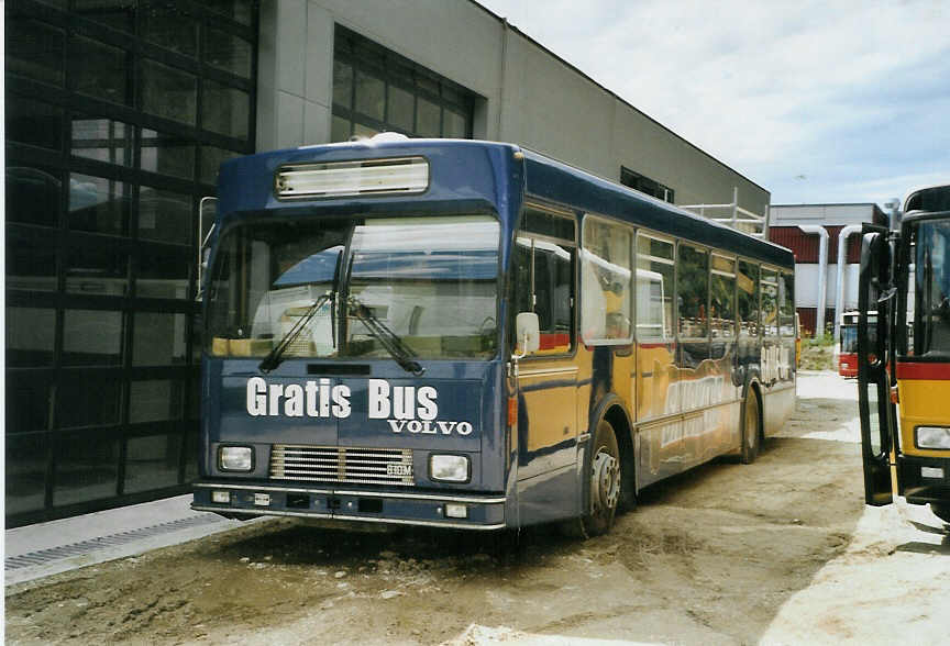 (089'022) - EAB Engelberg - Volvo/Lauber (ex STI Thun Nr. 18; ex SAT Thun Nr. 18) am 19. August 2006 in Safnern, BTR
