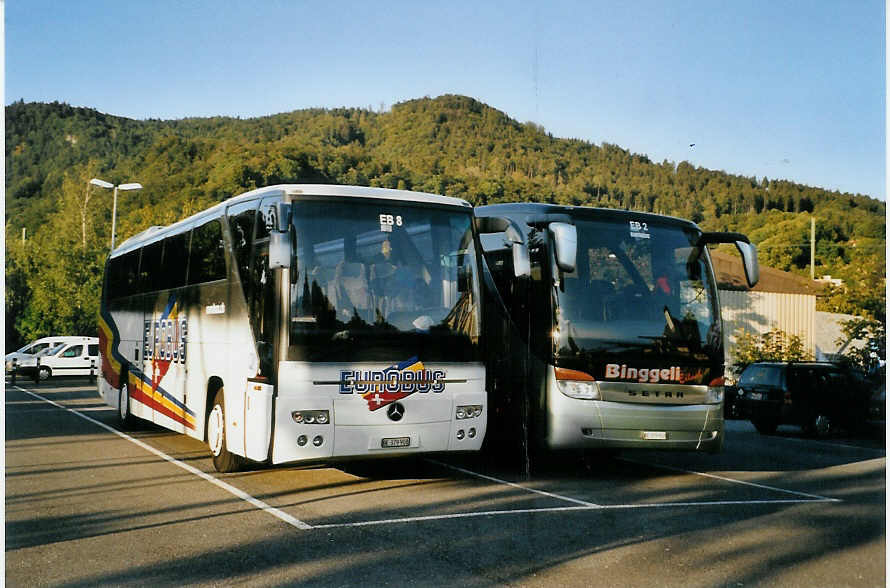 (089'334) - Eurobus, Bern - Nr. 8/BE 379'908 - Mercedes am 31. August 2006 in Thun, Seestrasse