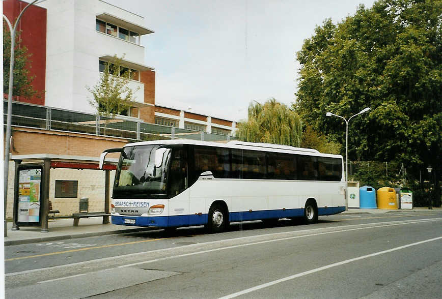 (090'100) - Aus Deutschland: Braasch, Neustrelitz - MST-B 436 - Setra am 8. Oktober 2006 in Calella, Bushaltestelle