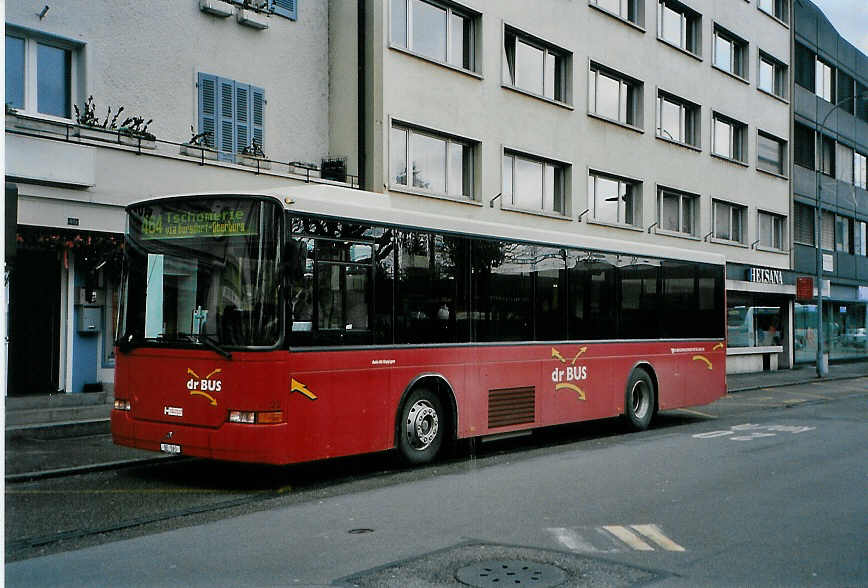 (091'000) - Busland, Burgdorf - Nr. 22/BE 593 - Volvo/Hess (ex AAGK Koppigen Nr. 2) am 10. Dezember 2006 beim Bahnhof Burgdorf