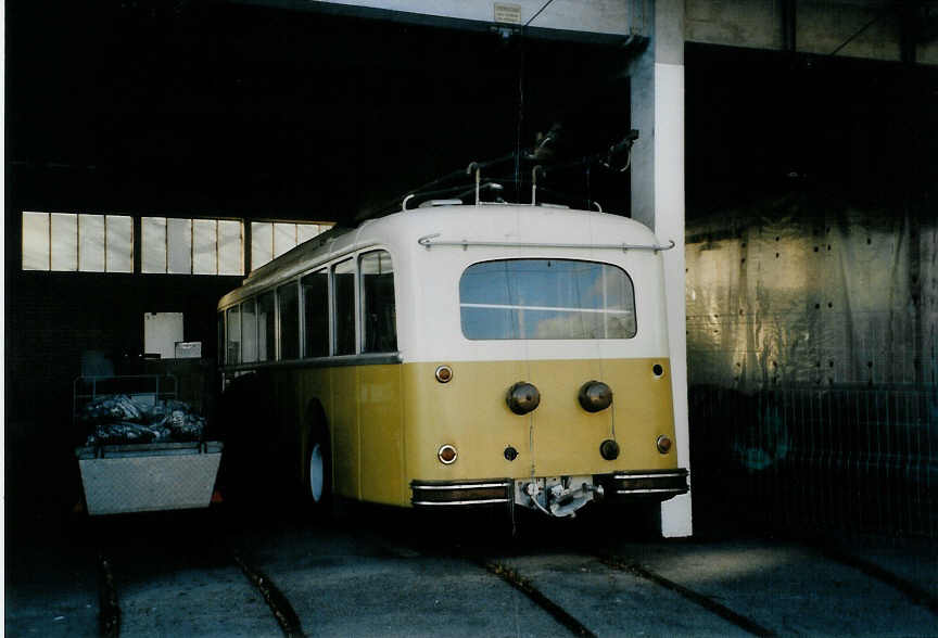 (091'631) - STI Thun - Nr. 1 - Berna/Gangloff Trolleybus am 14. Januar 2007 in Bern, Burgernziel