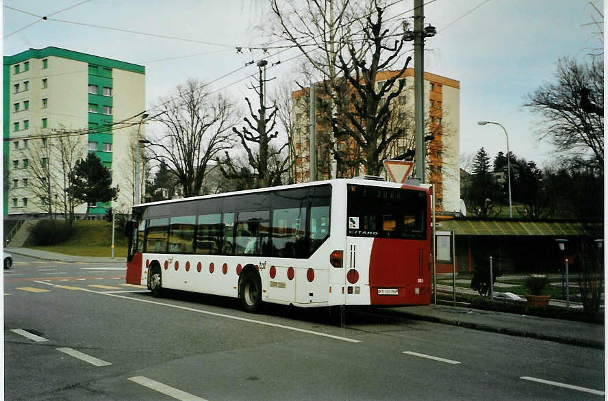 (092'034) - TPF Fribourg - Nr. 385/FR 300'389 - Mercedes am 17. Februar 2007 in Fribourg, Jura-Minigolf