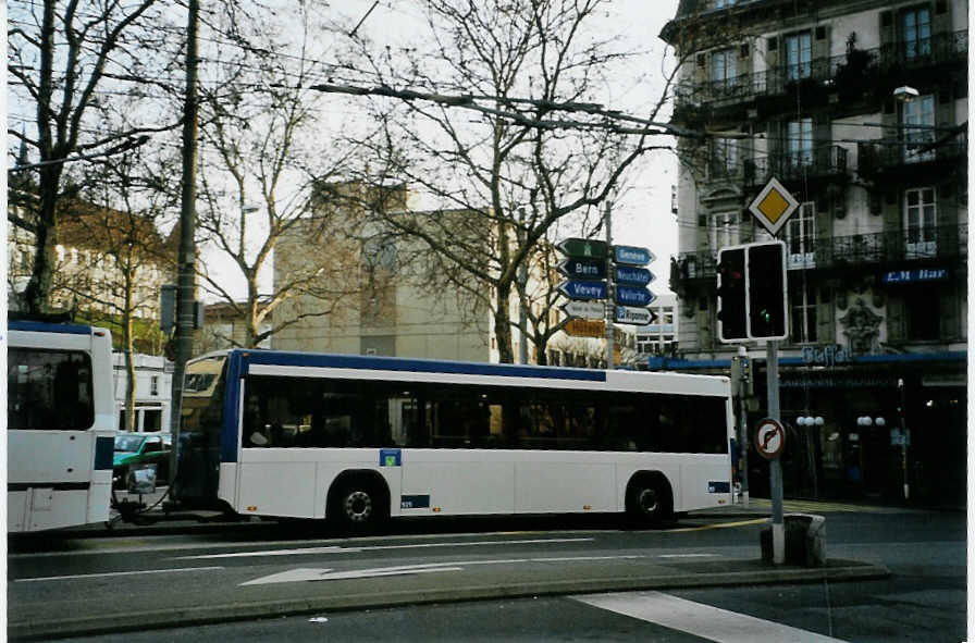 (093'004) - TL Lausanne - Nr. 925 - Lanz+Marti/Hess Personenanhnger am 17. Mrz 2007 in Lausanne, Tunnel
