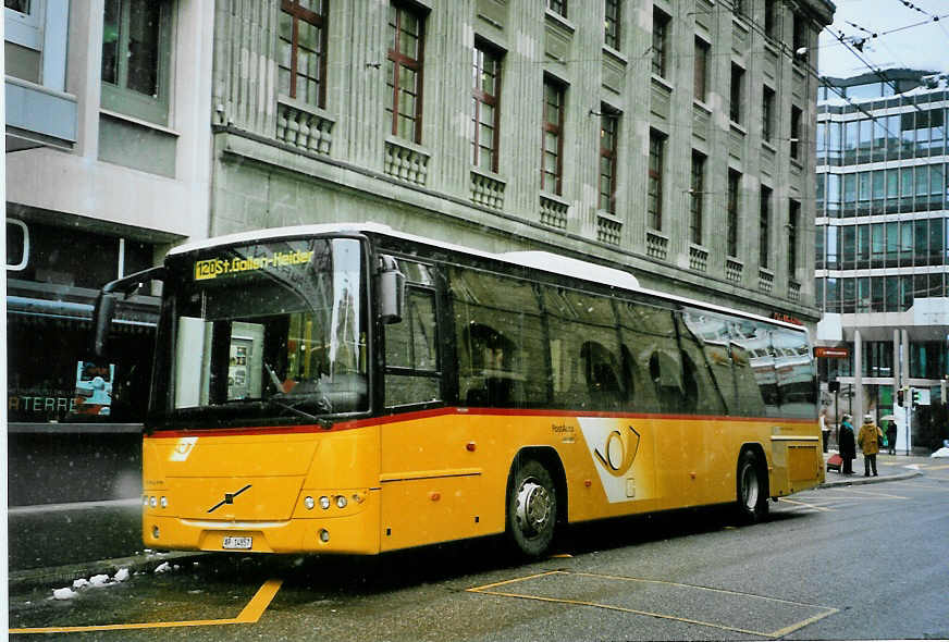 (093'103) - PostAuto Ostschweiz - AR 14'857 - Volvo (ex Nef, Hemberg) am 22. Mrz 2007 beim Bahnhof St. Gallen