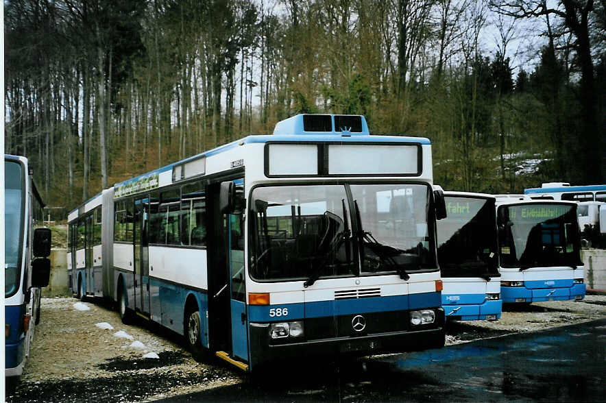 (093'423) - VBZ Zrich - Nr. 586 - Mercedes am 25. Mrz 2007 in Safnern, BTR