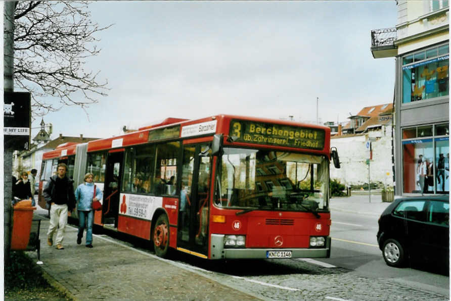 (093'503) - SWK Konstanz - Nr. 46/KN-C 1146 - Mercedes am 31. Mrz 2007 in Konstanz, Bodanplatz