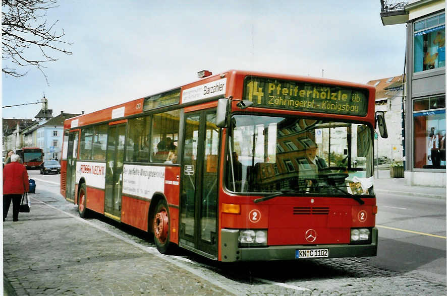 (093'509) - SWK Konstanz - Nr. 2/KN-C 1102 - Mercedes am 31. Mrz 2007 in Konstanz, Bodanplatz