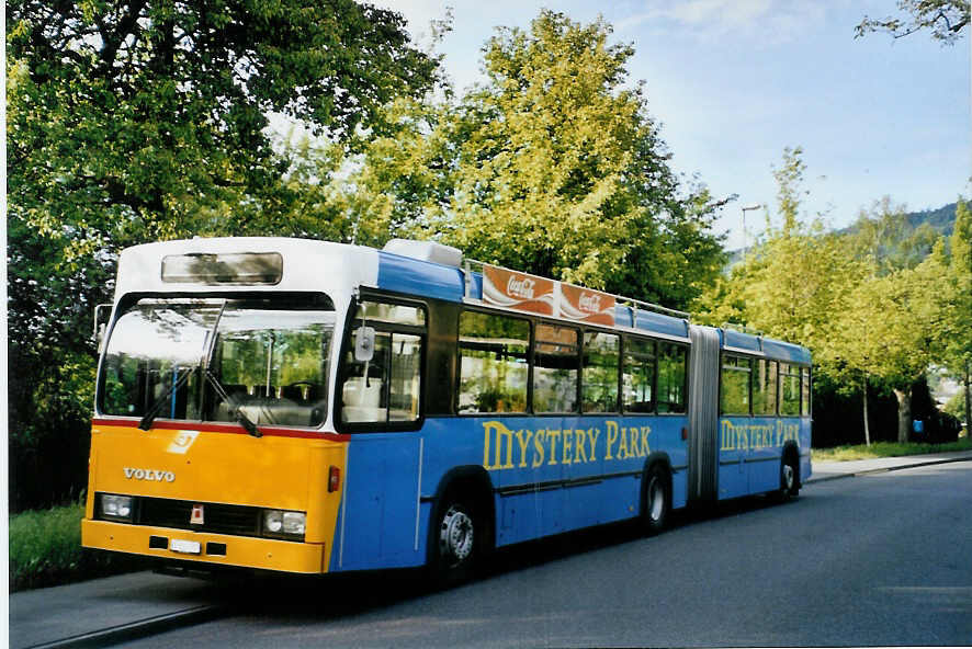 (094'308) - PostAuto Bern - BE 610'550 - Volvo/R&J (ex VB Biel Nr. 132) am 3. Mai 2007 in Thun, Schadausaal