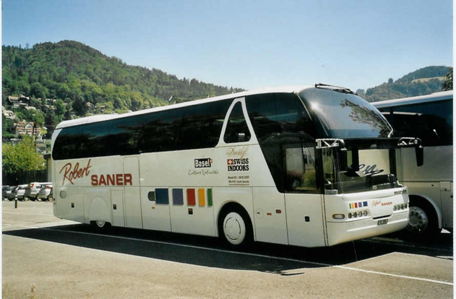 (095'505) - Saner, Basel - BS 1896 - Neoplan am 19. Juni 2007 in Thun, Seestrasse