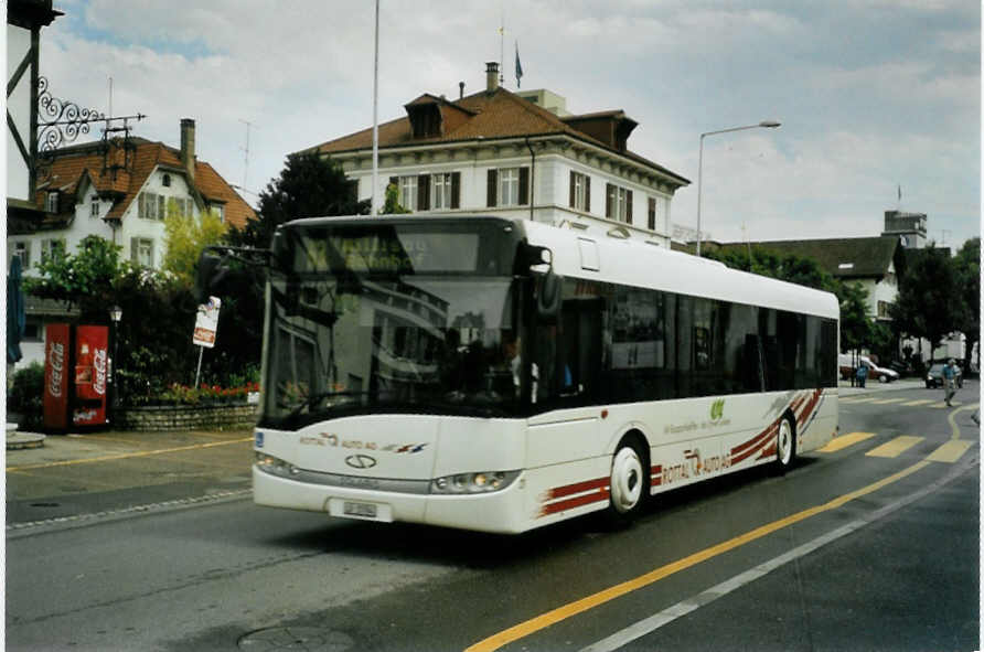 (095'809) - ARAG Ruswil - Nr. 21/LU 15'764 - Solaris am 25. Juni 2007 beim Bahnhof Sursee