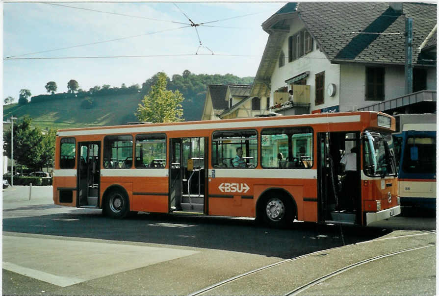 (096'326) - BSU Solothurn - Nr. 46/SO 21'690 - Mercedes/Hess am 17. Juli 2007 beim Bahnhof Worb Dorf