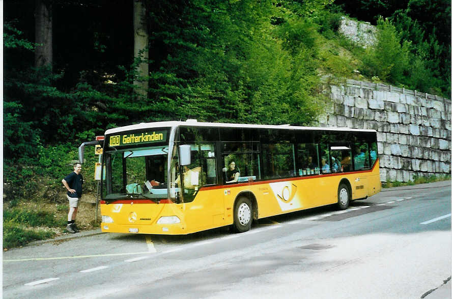 (096'627) - PostAuto Nordschweiz - BL 171'838 - Mercedes am 22. Juli 2007 in Buus, Waldegg