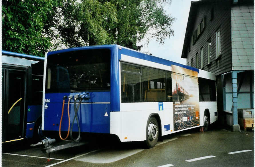 (096'911) - TL Lausanne - Nr. 924 - Lanz+Marti/Hess Personenanhnger am 24. Juli 2007 in Bellach, Hess