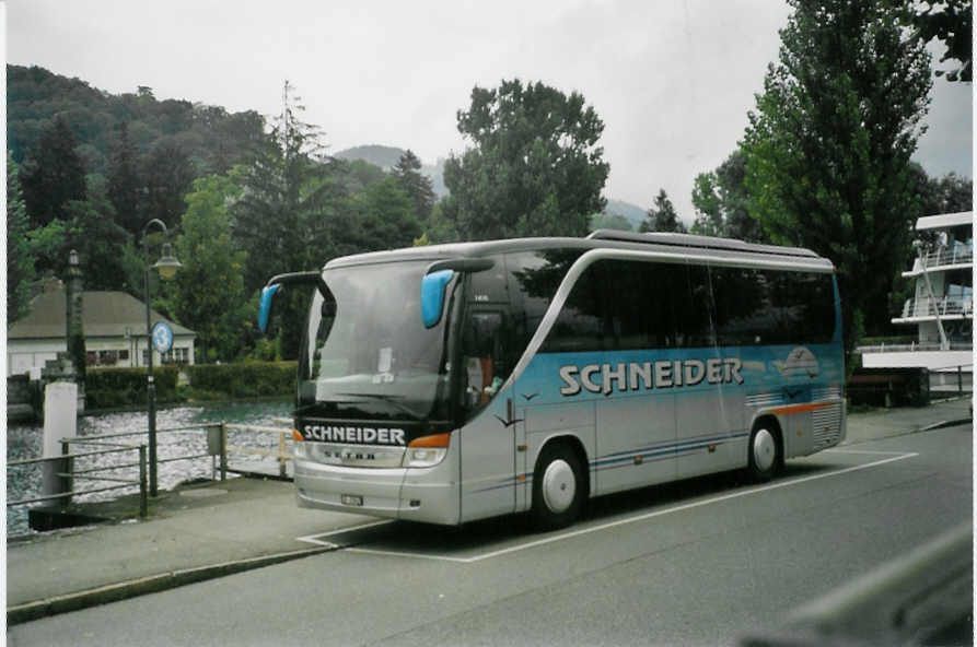 (098'216) - Schneider, Langendorf - SO 21'942 - Setra am 30. August 2007 bei der Schifflndte Thun