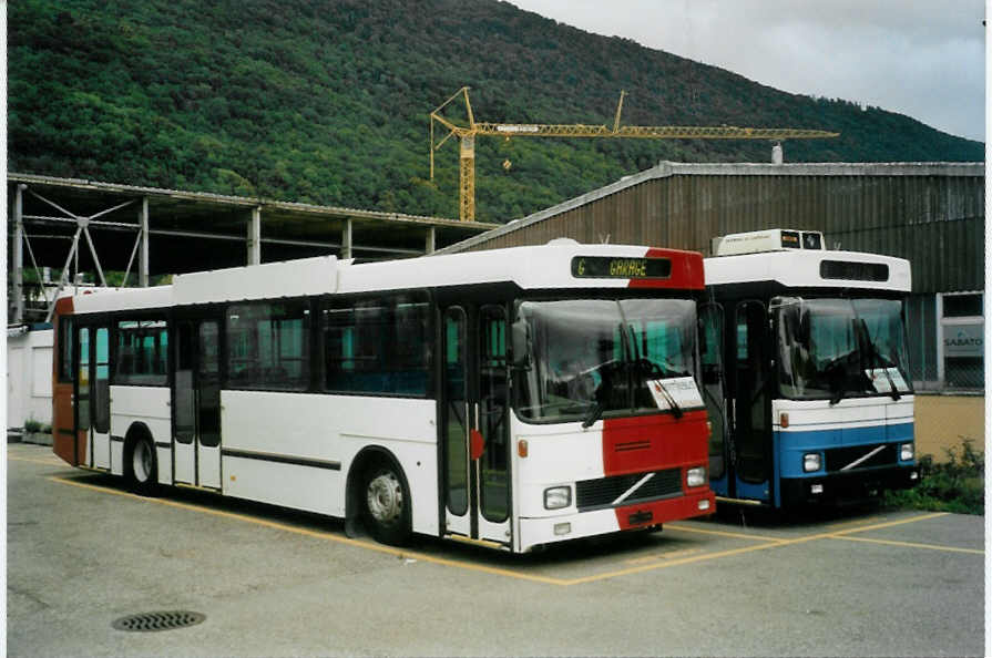 (098'220) - TPF Fribourg - Nr. 375 - Volvo/Hess (ex TF Fribourg Nr. 75) am 1. September 2007 in Biel, Rattinbus