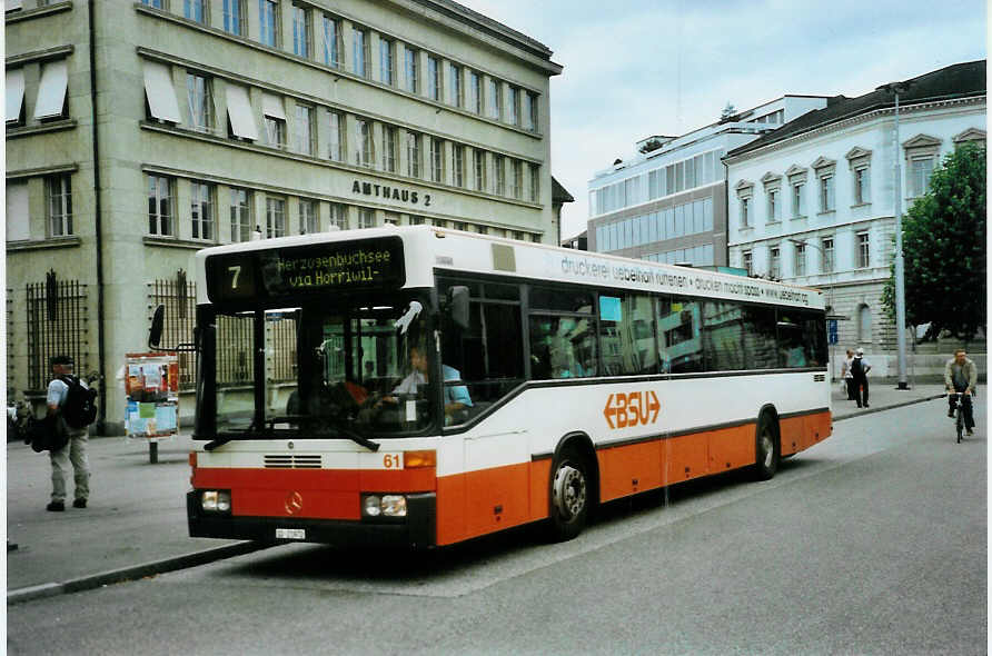 (098'323) - BSU Solothurn - Nr. 61/SO 21'972 - Mercedes am 1. September 2007 in Solothurn, Amthausplatz