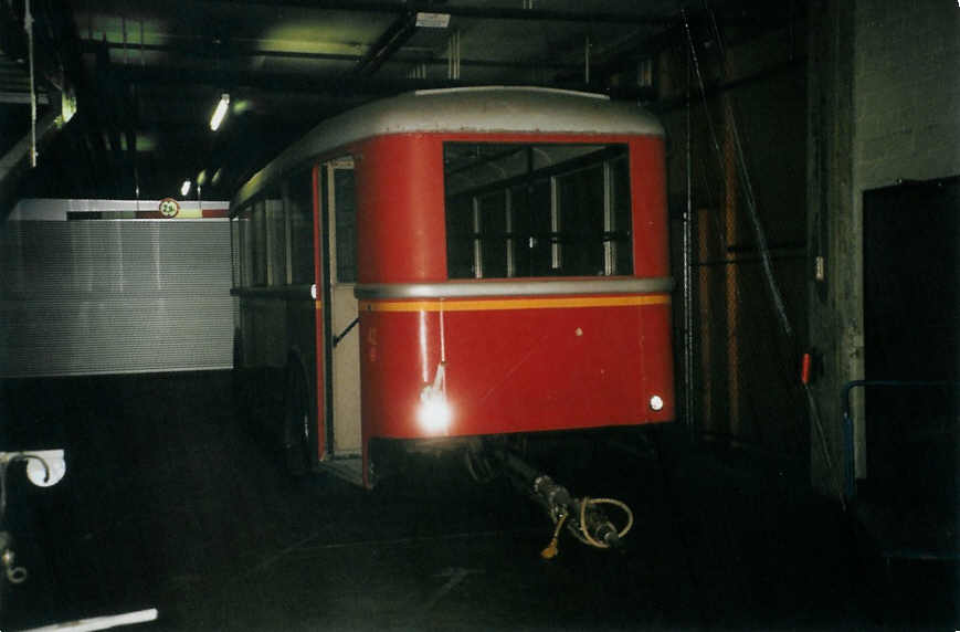 (098'626) - AS Engi - Nr. 42 - Moser/R&J Personenanhnger (ex AAGG Gossau; ex WV Winterthur Nr. 161) am 15. September 2007 in Winterthur, Depot Grzefeld