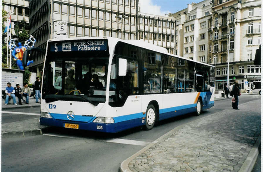 (098'816) - AVL Luxembourg - Nr. 603/VE 2014 - Mercedes am 24. September 2007 in Luxembourg, Place Hamilius