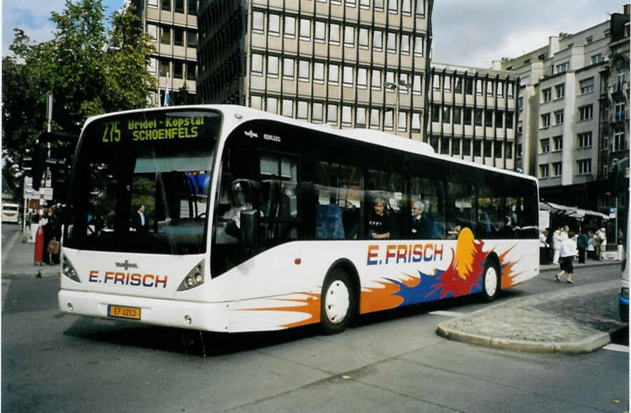 (098'829) - Frisch, Bettembourg - EF 1213 - Van Hool am 24. September 2007 in Luxembourg, Place Hamilius