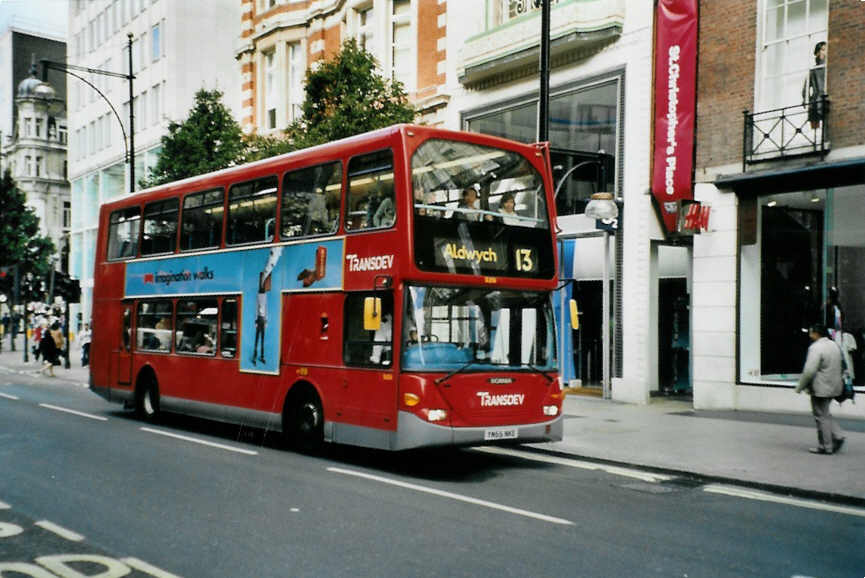 (098'934) - Transdev, London - Nr. SLD 6/YN55 NKE - Scania am 25. September 2007 in London, Oxford Street