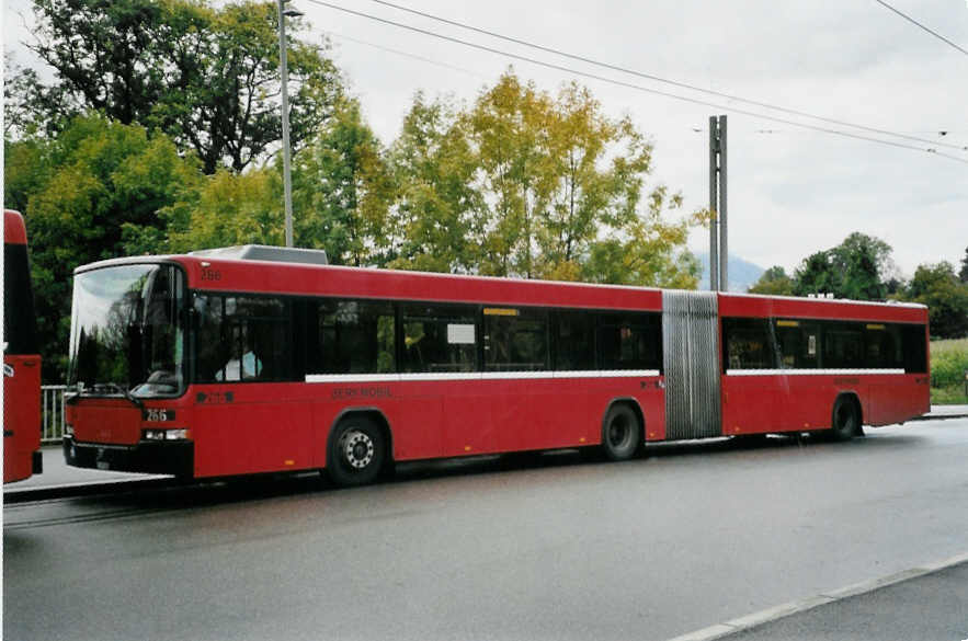 (099'432) - Bernmobil, Bern - Nr. 266/BE 572'266 - Volvo/Hess am 30. September 2007 in Bern, Zentrum Paul Klee