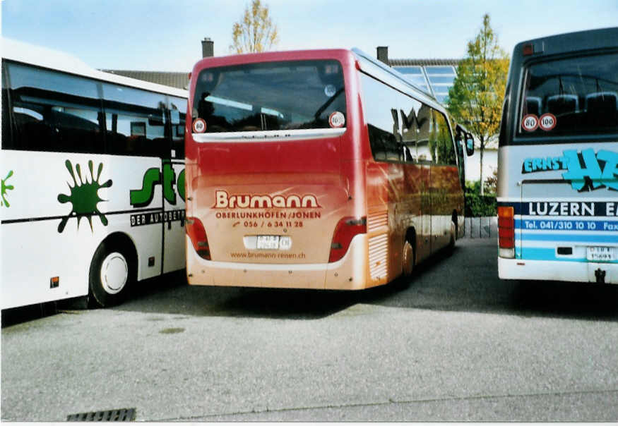 (099'619) - Aus der Schweiz: Brumann, Oberlunkhofen - AG 20'438 - Setra am 2. Oktober 2007 in Rust, Europapark