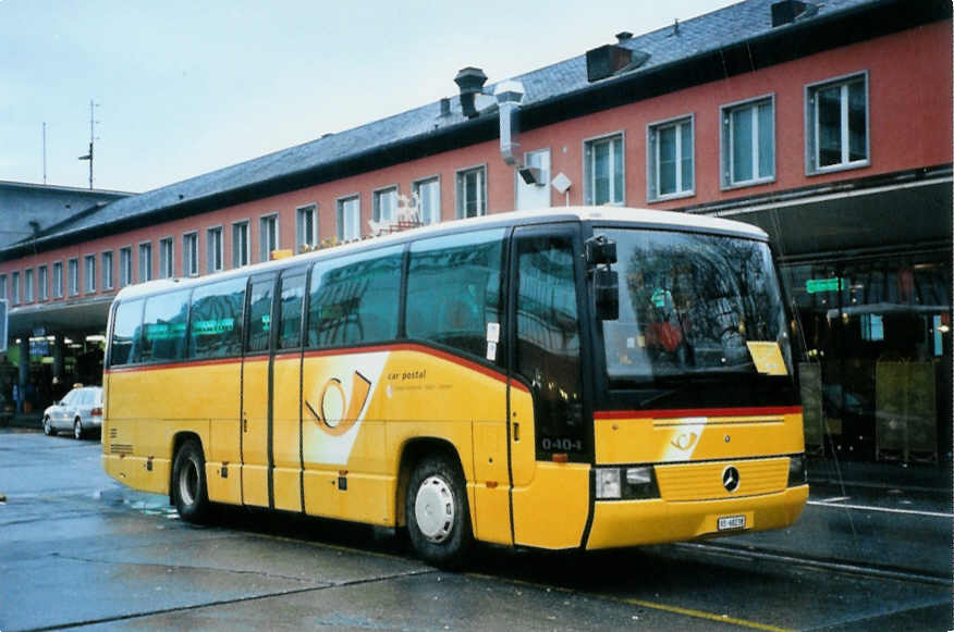 (101'734) - Theytaz, Sion - VS 60'238 - Mercedes (ex Rielle, Sion) am 9. Dezember 2007 beim Bahnhof Sion