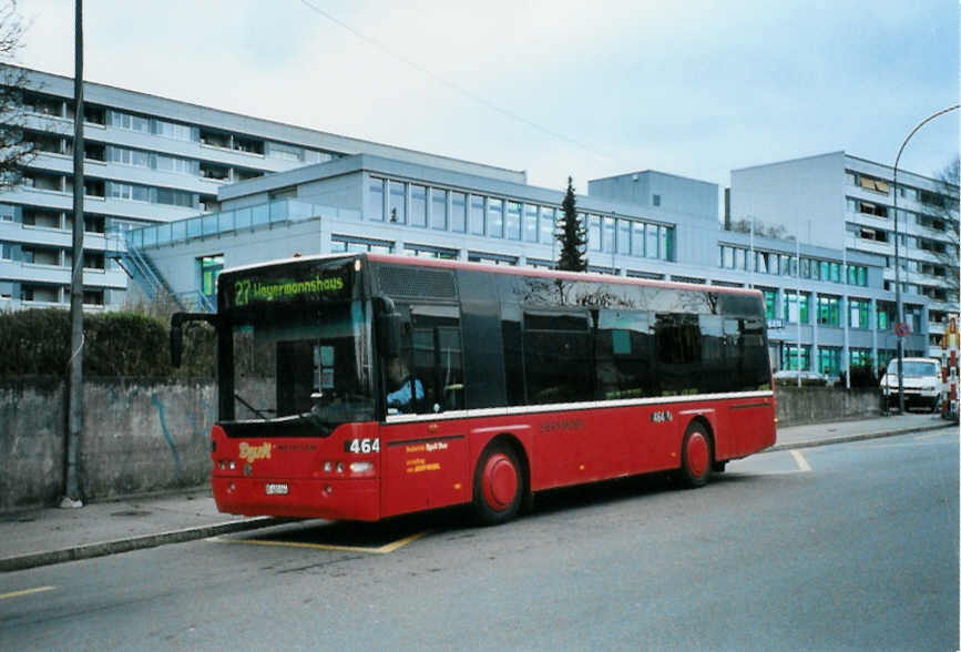 (101'827) - Dysli, Bern - Nr. 464/BE 483'464 - Neoplan am 13. Dezember 2007 in Bern, Holenacker