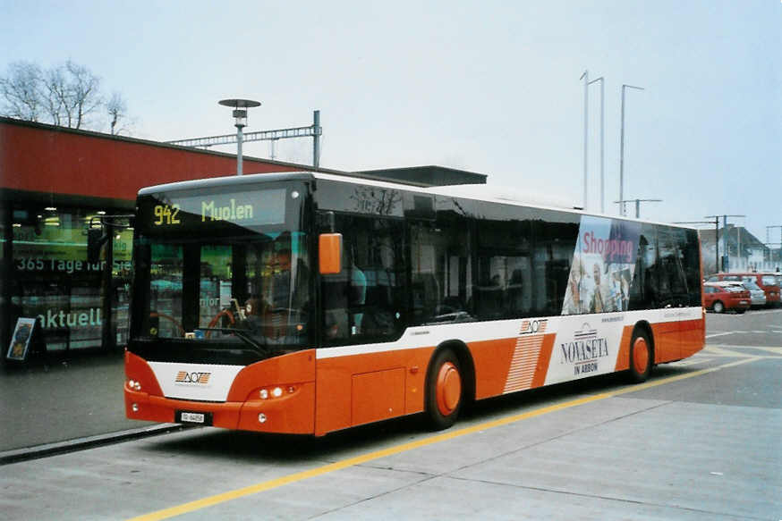 (102'331) - AOT Amriswil - Nr. 8/TG 64'058 - Neoplan am 23. Dezember 2007 beim Bahnhof Amriswil