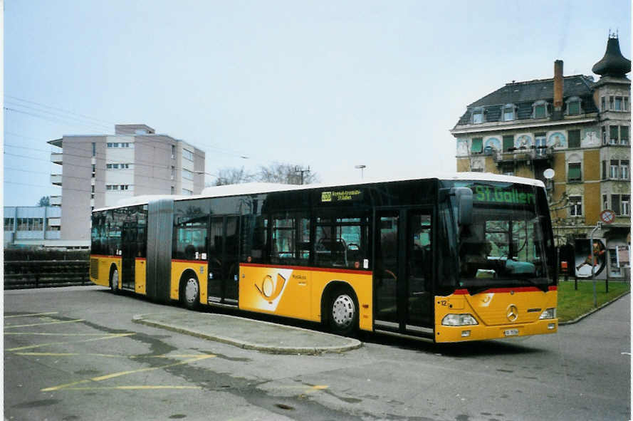 (102'403) - Cars Alpin Neff, Arbon - Nr. 12/TG 75'706 - Mercedes am 23. Dezember 2007 beim Bahnhof Arbon