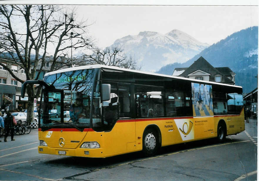 (102'919) - PostAuto Bern - BE 610'543 - Mercedes (ex P 25'381) am 2. Januar 2008 beim Bahnhof Interlaken West