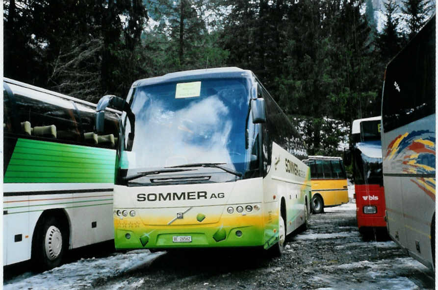 (103'109) - Sommer, Grnen - BE 26'562 - Volvo am 6. Januar 2008 in Adelboden, Unter dem Birg