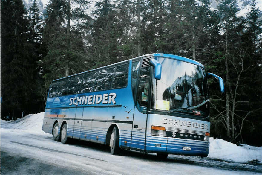 (103'116) - Schneider, Langendorf - SO 21'950 - Setra am 6. Januar 2008 in Adelboden, Unter dem Birg