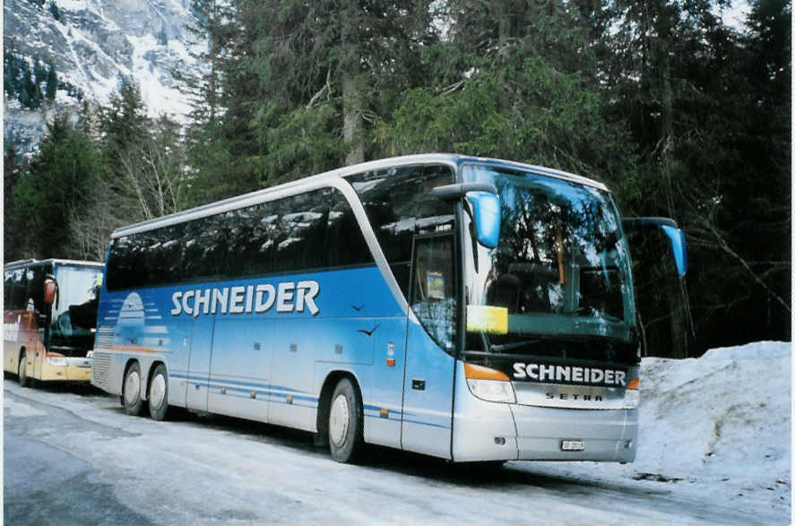 (103'117) - Schneider, Langendorf - SO 28'119 - Setra am 6. Januar 2008 in Adelboden, Unter dem Birg