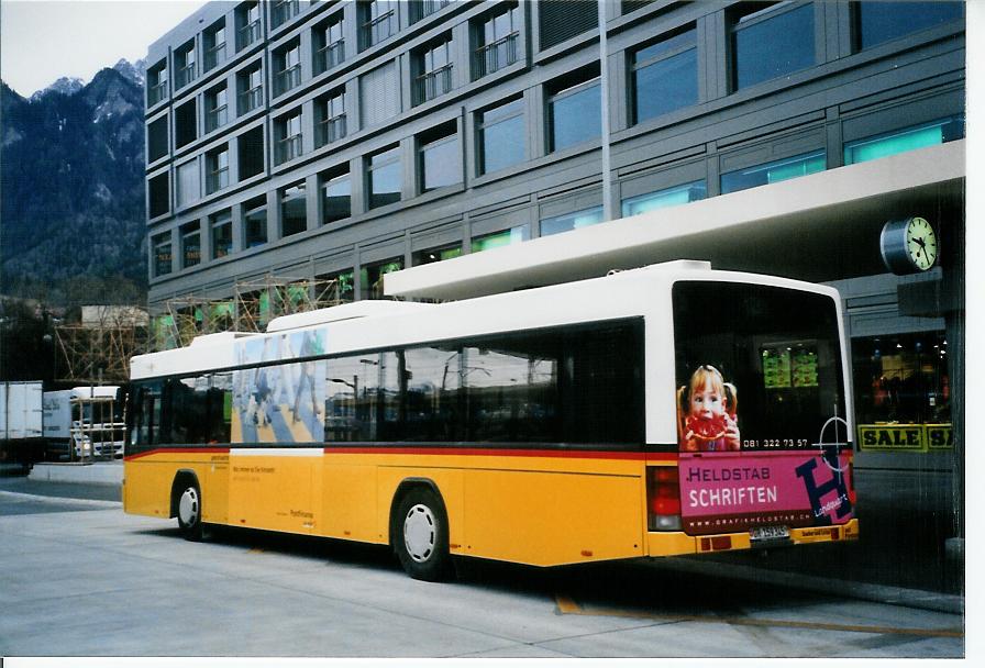 (103'927) - PostAuto Graubnden - GR 159'345 - Volvo/Hess (ex P 25'676) am 4. September 2008 beim Bahnhof Chur