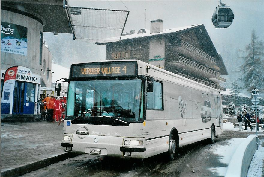 (105'520) - TMR Martigny - Nr. 110/VS 97'003 - Irisbus am 21. Mrz 2008 in Verbier, Medran