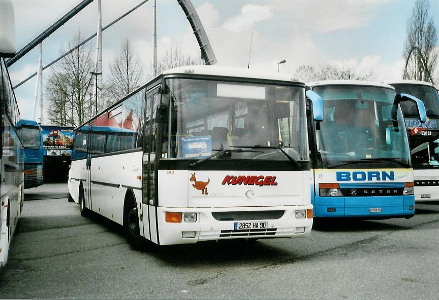 (106'534) - Aus Frankreich: Kunegel, Colmar - Nr. 590/2852 HA 90 - Irisbus am 16. April 2008 in Rust, Europapark